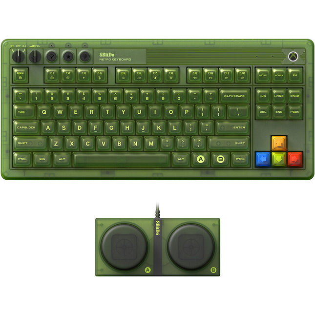 8BitDo Retro 87 Teclado Mecánico Inalámbrico 2.4 GHz Bluetooth Xbox Edition
