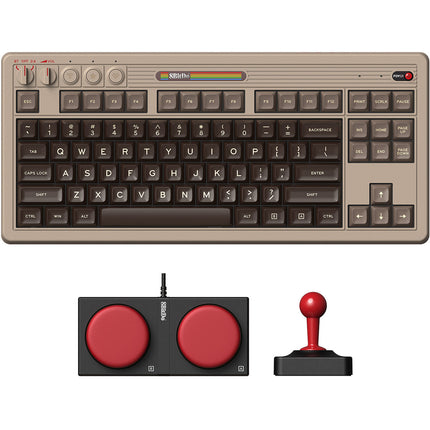 8BitDo Retro Wireless C64 Edición Teclado Mecánico 200 Horas Bluetooth 2000mAh Batería