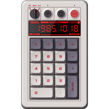 8BitDo Retro Wireless Teclado Mecánico 18 Teclas 2.4G Bluetooth USB 160 Horas Uso