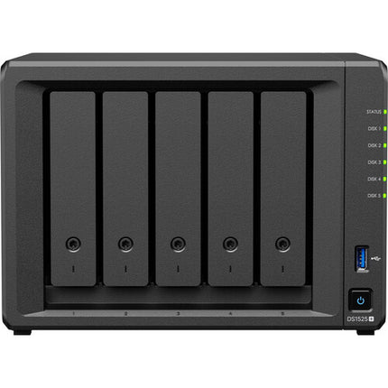 Synology DiskStation DS1525+ NAS 5 Bahías 8GB DDR4 2.2 GHz Ryzen 4 Núcleos