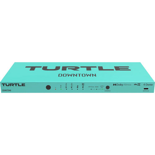 Turtle AV DOWNTOWN Codificador Multicanal Dolby Atmos DTS X a Dante 10 Canales HDMI 8K60 PoE