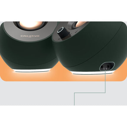 Creative Labs Pebble Pro Altavoces Bluetooth 2x2.25 20W RMS Negro