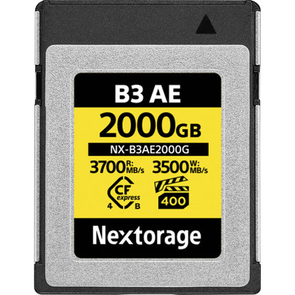 Nextorage NX-B3AE Tarjeta de Memoria CFexpress 4.0 Tipo B 2TB 3700MB/s Lectura 3500MB/s Escritura