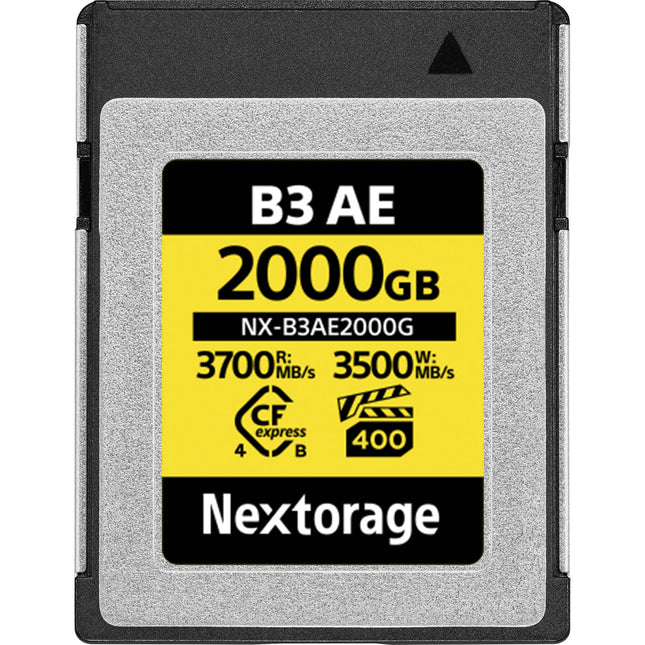 Nextorage NX-B3AE Tarjeta de Memoria CFexpress 4.0 Tipo B 2TB 3700MB/s Lectura 3500MB/s Escritura