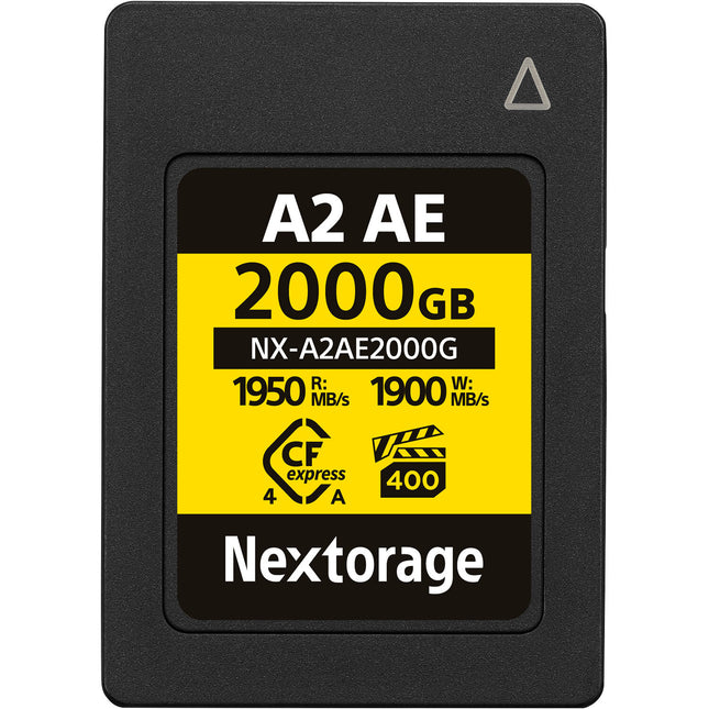 Nextorage 2TB NX-A2AE Tarjeta de Memoria CFexpress 4.0 Tipo A 1950 MB/s de Lectura 1900 MB/s de Escritura