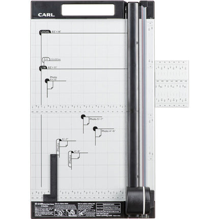 CARL Green Machine Guillotina Rotativa Profesional Corte 15 Pulgadas 15 Hojas Base Metálica