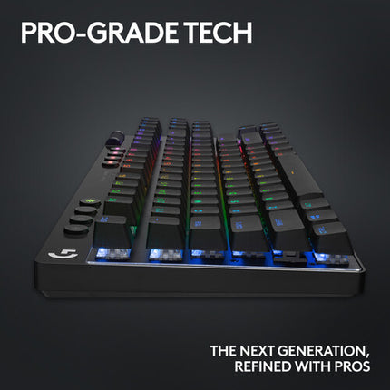 Logitech G PRO X TKL LIGHTSPEED Teclado Mecánico Táctil Inalámbrico RGB