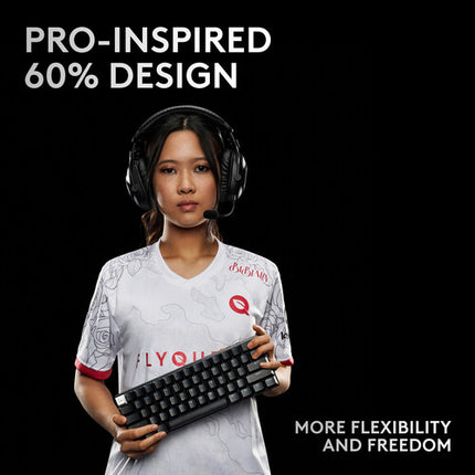 Logitech G PRO X 60 LIGHTSPEED Teclado Gaming Inalámbrico 65h Batería RGB