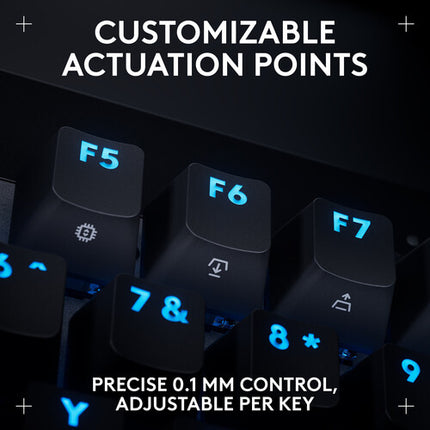 Logitech G Pro X TKL RAPID RGB Teclado para Gaming Lineal 0.03 Ajustable