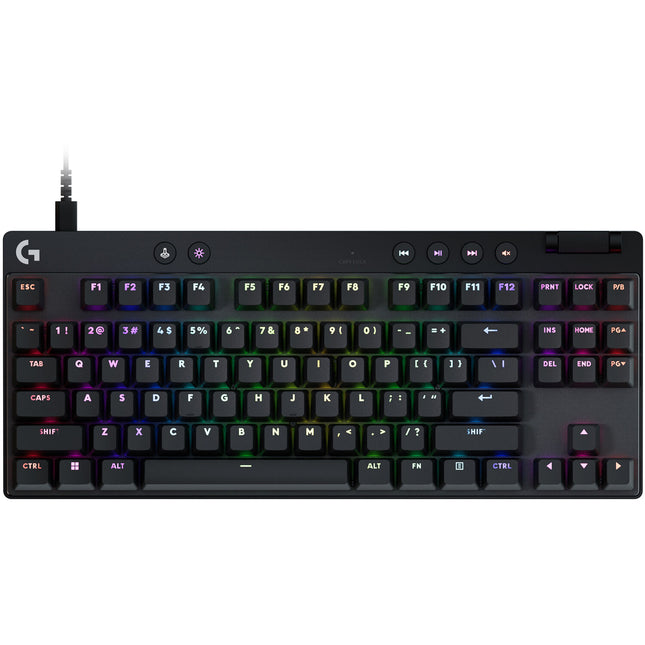 Logitech G Pro X TKL RAPID RGB Teclado para Gaming Lineal 0.03 Ajustable