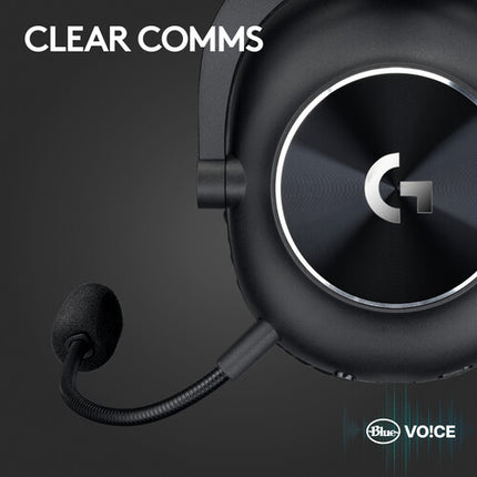 Logitech G Pro X 2 LIGHTSPEED Auriculares Gamer Inalámbricos 50mm Bluetooth 50h batería