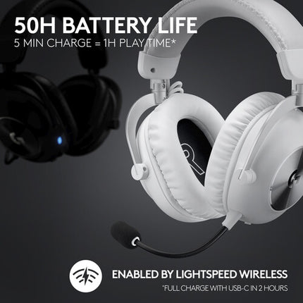 Logitech G Pro X 2 Auriculares Gaming Inalámbricos Bluetooth 50 Horas Batería