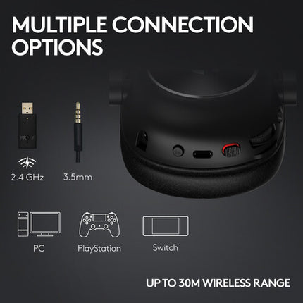 Logitech G Pro X 2 Auriculares Gaming Inalámbricos Bluetooth 50 Horas Batería