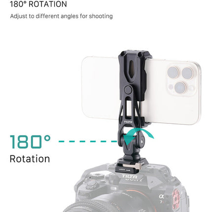 Tilta Rotatable Phone Mounting Bracket V2 Soporte para móvil con rotación 360 y montaje NATO para teléfonos de 3 a 3.8 pulgadas