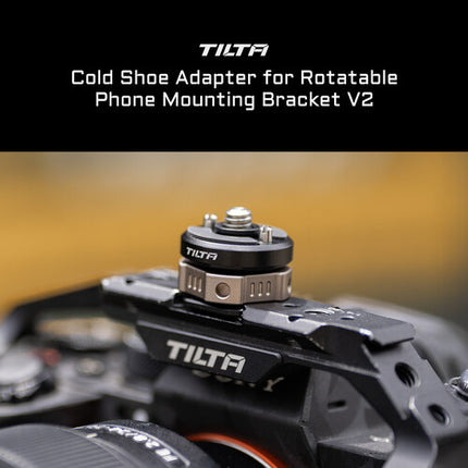Adaptador Cold Shoe Tilta para Soporte Giratorio de Teléfono V2 con Garantía 2 Años