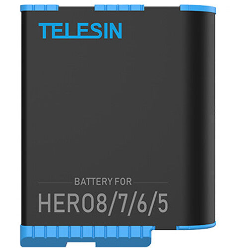 TELESIN Batería 1220mAh para GoPro HERO8 7 6 5 67 Minutos 4K