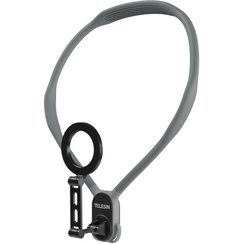 TELESIN Soporte Magnético para Smartphone con Correa de Cuello Silicona para iPhone 12 y Posteriores