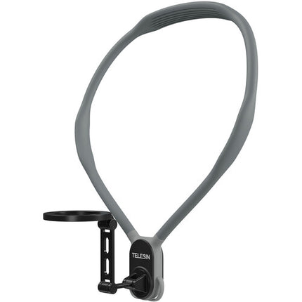 TELESIN Soporte Magnético para Smartphone con Correa de Cuello Silicona para iPhone 12 y Posteriores