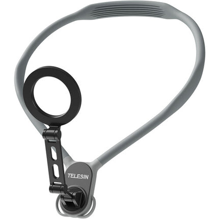 TELESIN Soporte Magnético para Smartphone con Correa de Cuello Silicona para iPhone 12 y Posteriores