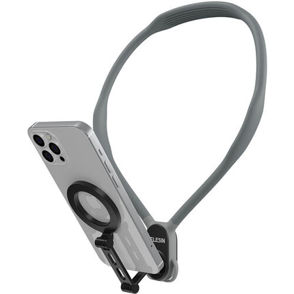 TELESIN Soporte Magnético para Smartphone con Correa de Cuello Silicona para iPhone 12 y Posteriores