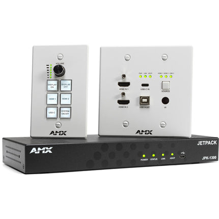 AMX Jetpack 3x1 Kit transmisor receptor controlador 4K60 10.2 Gb/s HDR US AU