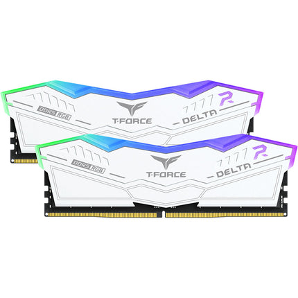 TEAMGROUP 32GB T-FORCE DELTA RGB Memoria DDR5 6400 MHz UDIMM 2x16GB Blanca