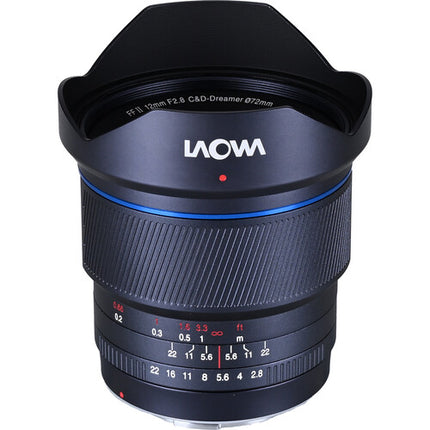 Venus Optics Laowa 12mm f2.8 Lite Zero-D Objetivo Gran Angular 122° FOV 14 Lamas Canon RF