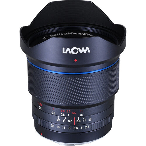 Venus Optics Laowa 12mm f2.8 Lite Zero-D Objetivo Gran Angular 122° FOV 14 Lamas Canon RF