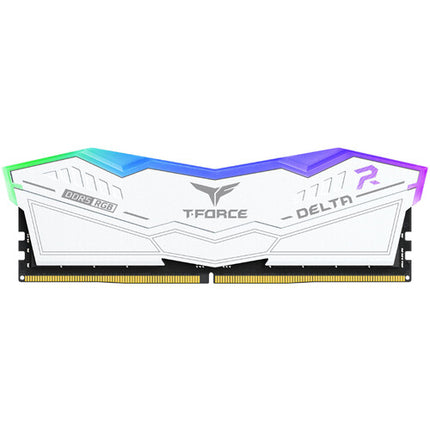 TEAMGROUP 32GB T-FORCE DELTA RGB Memoria DDR5 6400 MHz UDIMM 2x16GB Blanca