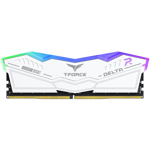 TEAMGROUP 32GB T-FORCE DELTA RGB Memoria DDR5 6400 MHz UDIMM 2x16GB Blanca