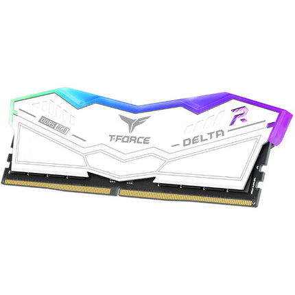 TEAMGROUP 32GB T-FORCE DELTA RGB Memoria DDR5 6400 MHz UDIMM 2x16GB Blanca