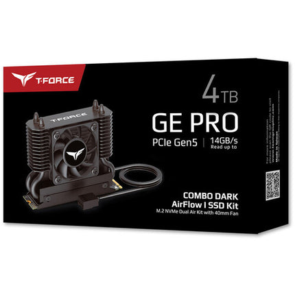 TEAMGROUP T-FORCE GE PRO SSD interno 4TB PCIe 5.0 NVMe M.2 rápida