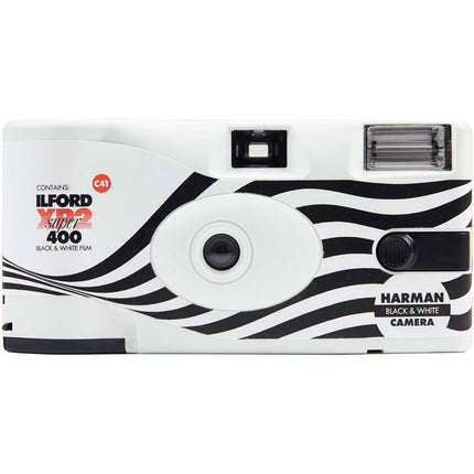 Ilford XP2 Super Cámara de Un Solo Uso Blanco y Negro 27 Exposiciones Flash Integrado