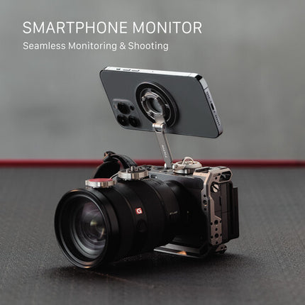 Tilta Kit de Montaje Articulado Magnético Titanio Ajuste Dual eje MagSafe