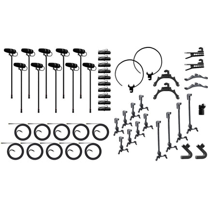 DPA Microphones 4099 CORE+ Kit de Microfonos Supercardioide 10 Unidades con Accesorios y Estuche Pelican