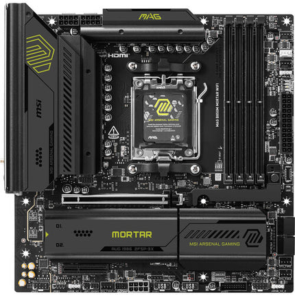 MSI MAG B850M MORTAR WIFI AM5 Placa Base mATX con Wi-Fi 7 y DDR5
