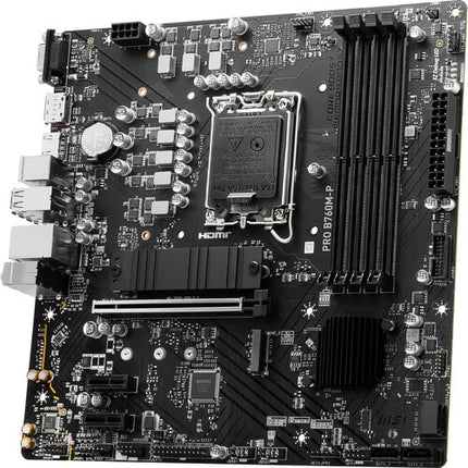 MSI PRO B760M-P DDR5 Micro-ATX Placa Base LGA 1700 PCIe 4.0 4x DDR5-6800