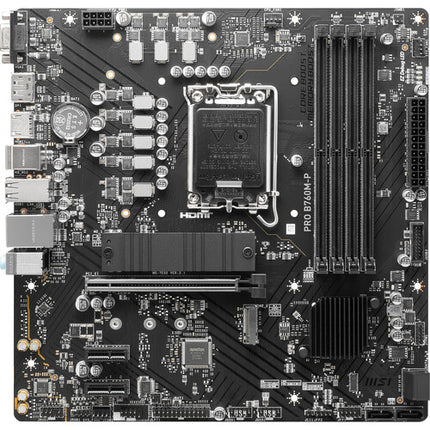 MSI PRO B760M-P DDR5 Micro-ATX Placa Base LGA 1700 PCIe 4.0 4x DDR5-6800