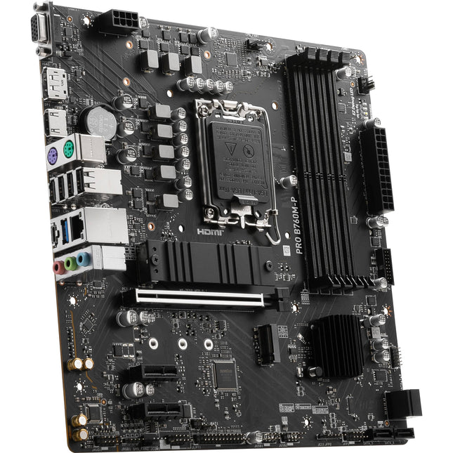 MSI PRO B760M-P DDR5 Micro-ATX Placa Base LGA 1700 PCIe 4.0 4x DDR5-6800