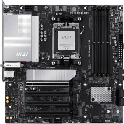 MSI PRO B850M-P WIFI Placa Base Micro-ATX AM5 DDR5-8200 Wi-Fi 7
