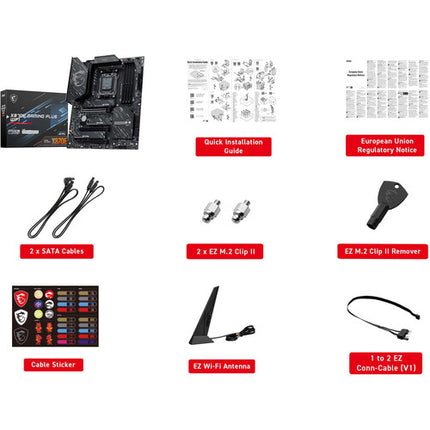 MSI X870E GAMING PLUS WIFI Placa Base ATX Socket AM5 DDR5-8200 PCIe 5.0