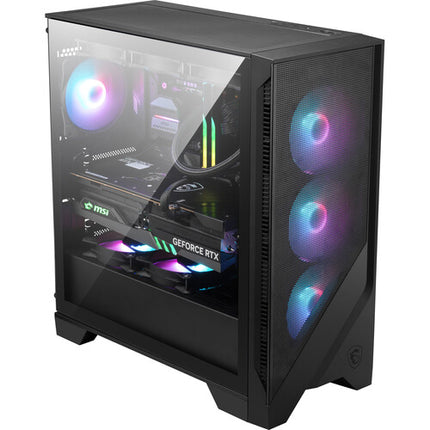 MSI MAG FORGE 321R AIRFLOW Caja PC Mid-Tower Soporta ATX con 4 Ventiladores ARGB