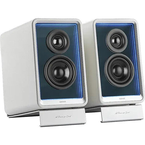 Edifier QR65 Altavoces Activos Inalámbricos 2 Vías 70W RMS con Efectos de Luz Blancos