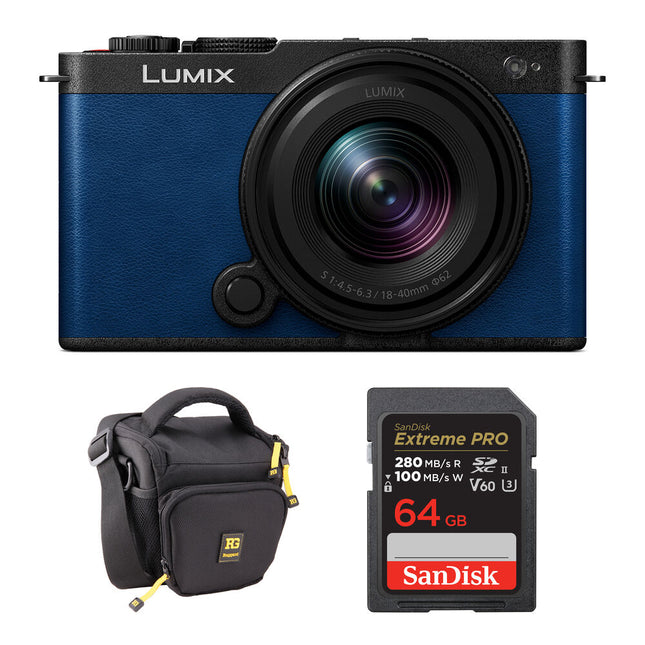 Panasonic LUMIX S9 Cámara sin Espejo 24.2MP 18-40mm Bolsa y Tarjeta 64GB