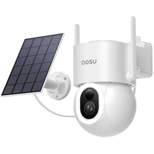 aosu 3K SolarCam D1 Max Cámara de Seguridad Wi-Fi Solar 5MP 360° IP65