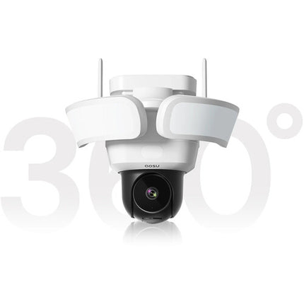 aosu Floodlight Cam Pro Wireless 5MP Cámara Exterior Pan/Tilt 2600 Lumen