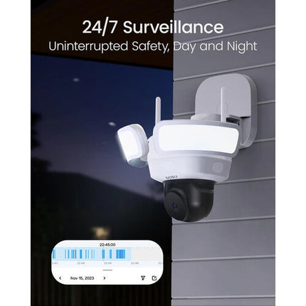 aosu Floodlight Cam Pro Wireless 5MP Cámara Exterior Pan/Tilt 2600 Lumen