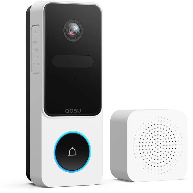 aosu 2K Timbre Vídeo Inteligente SE con Chime 2K QHD 170° Ángulo