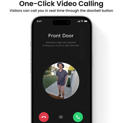 aosu 2K Timbre Vídeo Inteligente SE con Chime 2K QHD 170° Ángulo