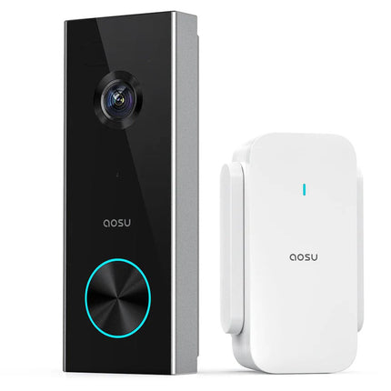 aosu Videoportero Inteligente 2K QHD con HomeBase Hub y 8GB microSD